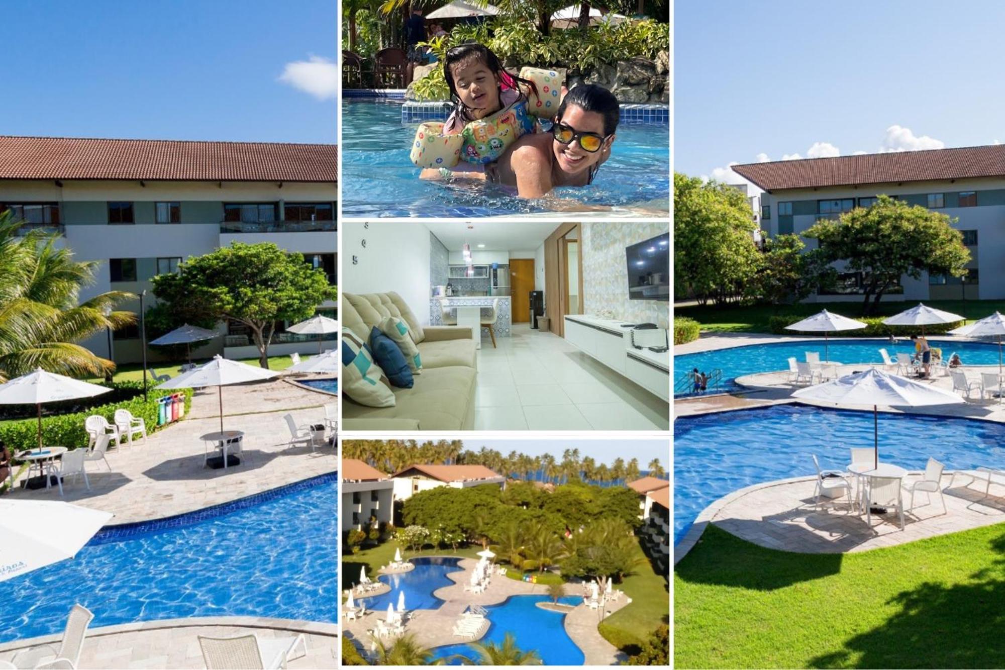 פראיה דוס קרניירוס Carneiros Beach Resort Flat Terreo 2 Quartos מראה חיצוני תמונה