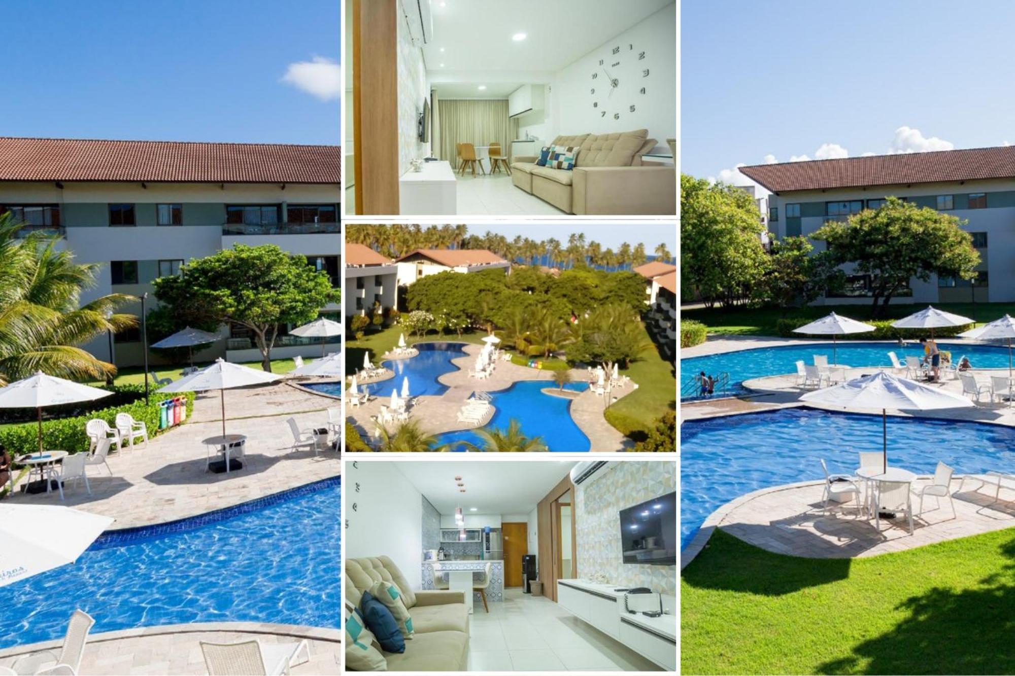 פראיה דוס קרניירוס Carneiros Beach Resort Flat Terreo 2 Quartos מראה חיצוני תמונה